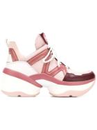 Michael Michael Kors Olympia Lace-up Sneakers - Pink