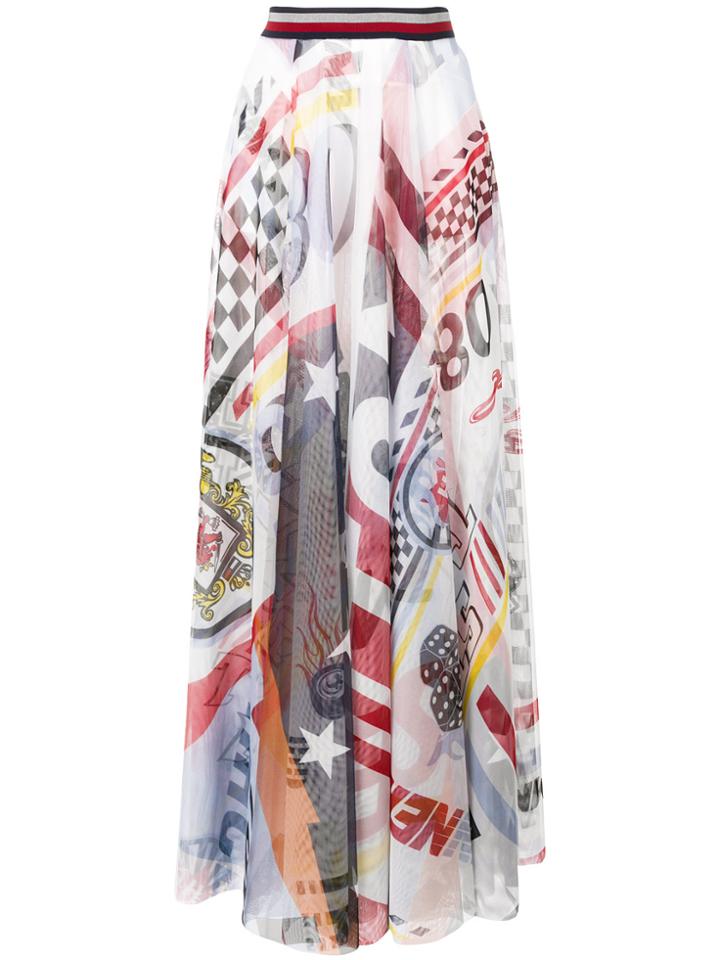 Hilfiger Collection Victory Tulle Maxi Skirt - Multicolour