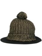 Super Duper Hats Wide Brim Beanie, Women's, Black, Viscose/mohair/wool/rabbit Fur Felt