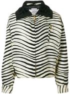 Versace Vintage Zebra Printed Jacket - White