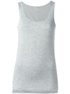 Majestic Filatures Sleeveless Top, Women's, Size: Iv, Grey, Viscose/spandex/elastane