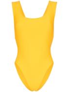 Araks Jireh Scoop Neck Cutout Swimsuit - Yellow
