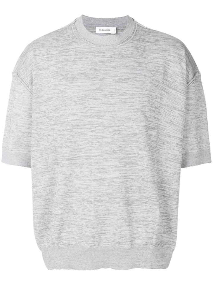 Jil Sander Shortsleeved Jumper - Grey