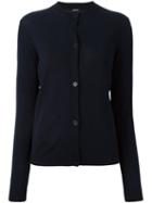 Jil Sander Navy Classic Cardigan, Women's, Size: Medium, Blue, Wool