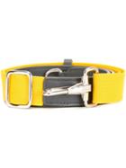 Jil Sander Silver-tone Hardware Belt, Men's, Grey, Cotton/leather