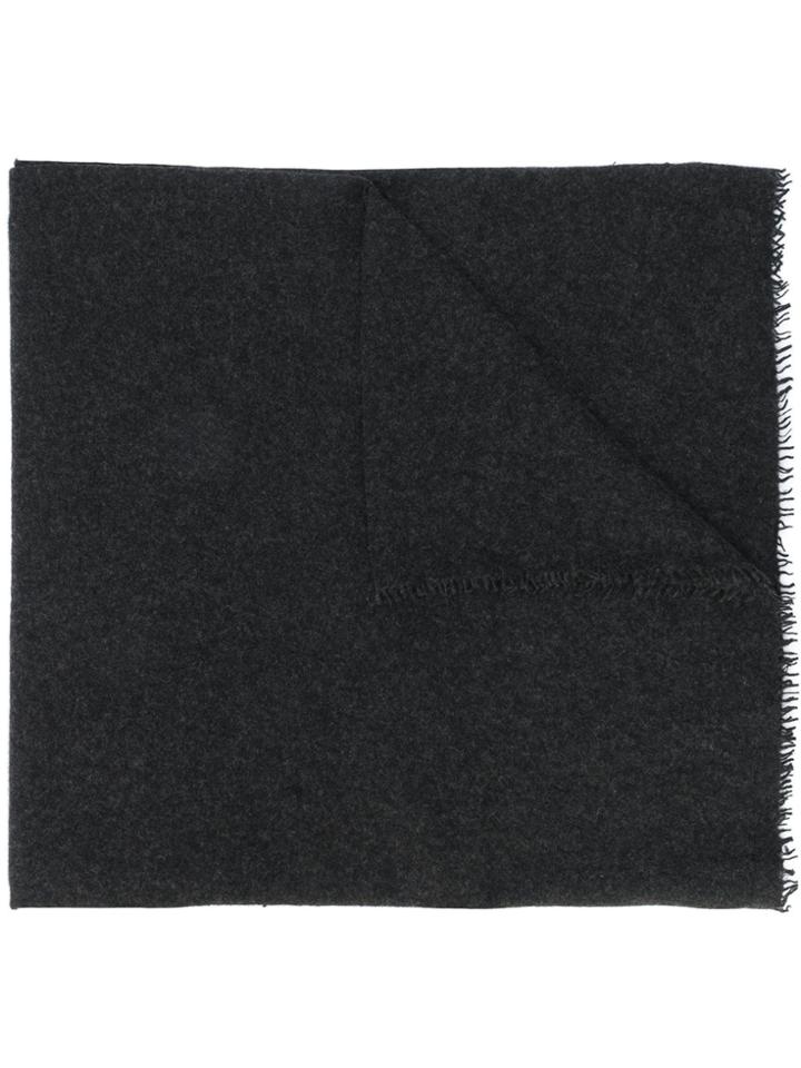 Faliero Sarti Rectangular Long Scarf - Grey