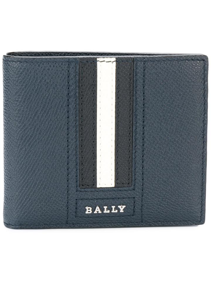 Bally Tonett Billfold Wallet - Blue