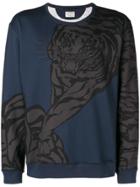 Valentino Tiger Print Sweatshirt - Blue