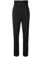 Versace High Rise Trousers - Black