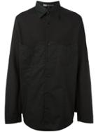 Y-3 Min Shirt, Men's, Size: Large, Black, Cotton