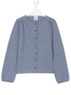 Douuod Kids - Teen Striped Cardigan - Kids - Cotton/polyester - 14 Yrs, Girl's, Blue