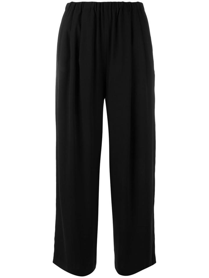 Enföld - Cropped Trousers - Women - Polyester - 40, Women's, Black, Polyester