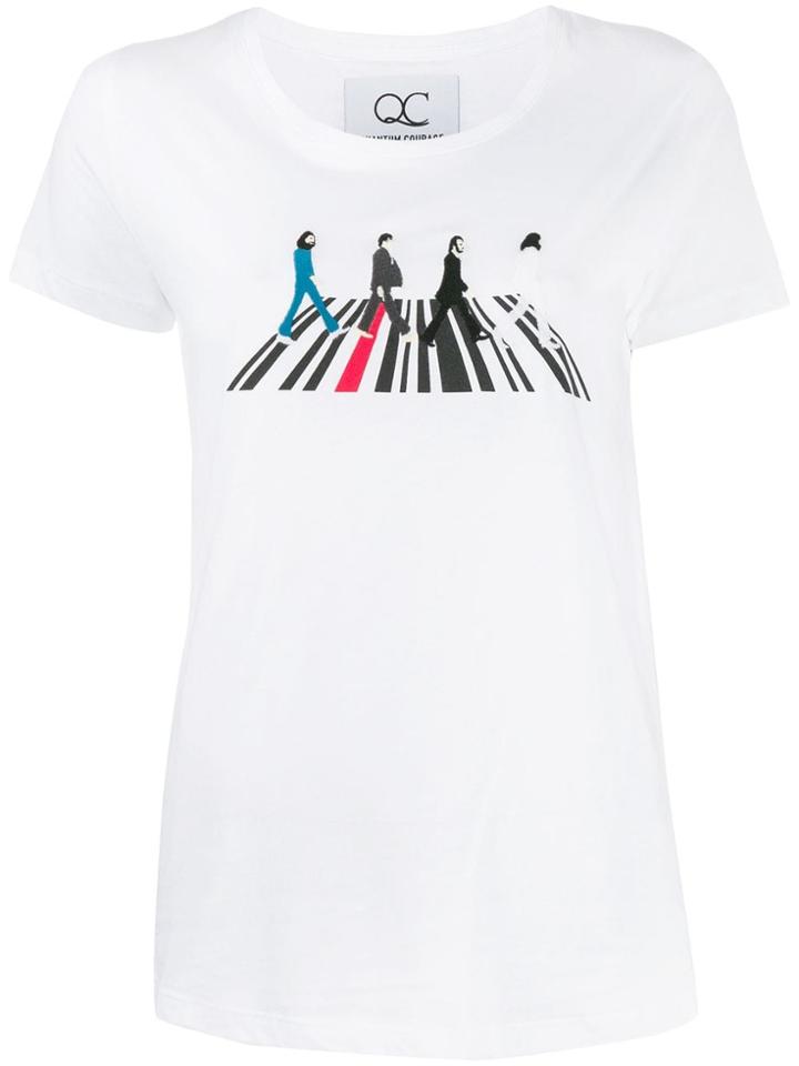 Quantum Courage Legends Live Forever T-shirt - White