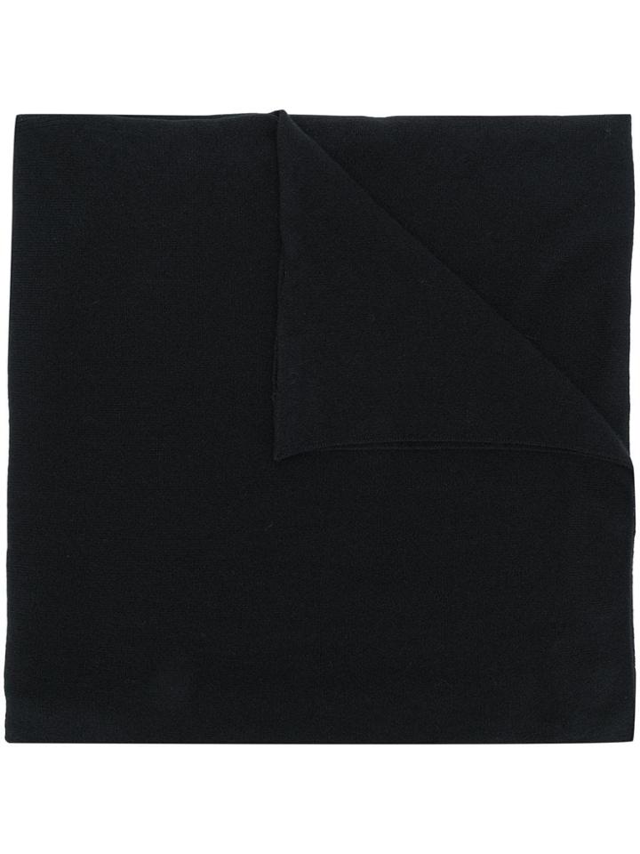 Pringle Of Scotland Fine Knit Scarf - Black