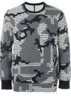 Neil Barrett Camouflage Pattern Sweatshirt
