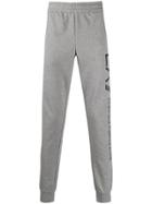 Ea7 Emporio Armani Tapered Logo Jogging Trousers - Grey