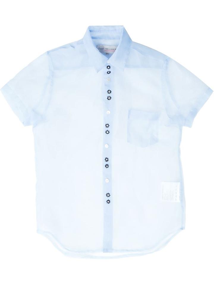 Comme Des Garçons Sheer Shortsleeved Shirt
