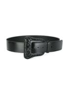 Saint Laurent Buckled Belt, Women's, Size: 85, Black, Leather