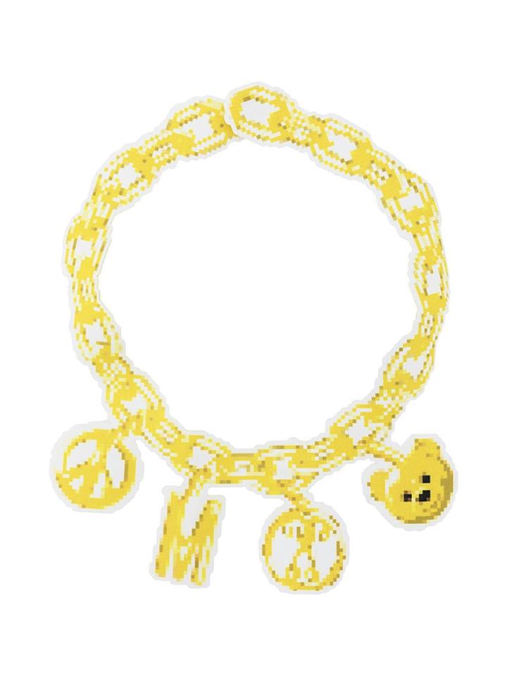Moschino Chain Necklace - Yellow