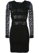 Sonia By Sonia Rykiel Sequin And Lace Inserts Dress