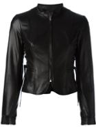 Red Valentino Laced Detail Zipped Jacket