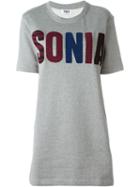 Sonia By Sonia Rykiel Towel Logo Sweatshirt Dress