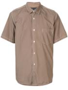 Comme Des Garçons Pre-owned Contrasting Stitch Shortsleeved Shirt -