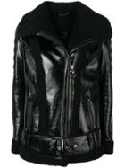 Philipp Plein Pp 1978 Leather Jacket - Black
