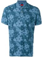 Isaia - Floral Polo Shirt - Men - Cotton - Xl, Blue, Cotton