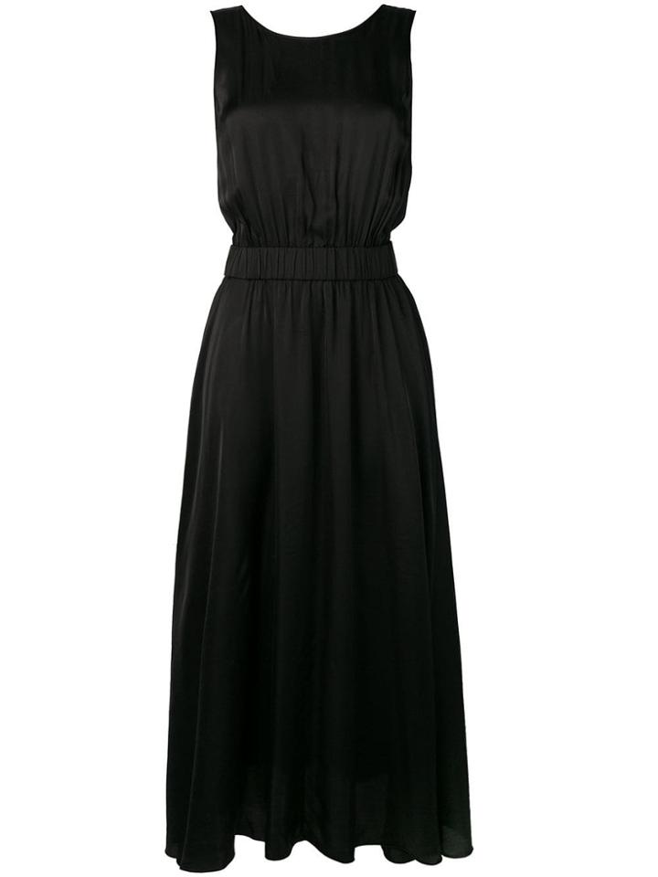 Forte Forte Satin Sleeveless Dress - Black