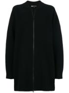 Y-3 Embroidered Cardi-coat - Black