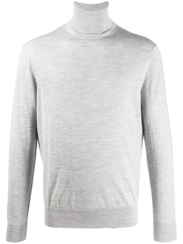 Ermenegildo Zegna Knitted Roll Neck Jumper - Grey