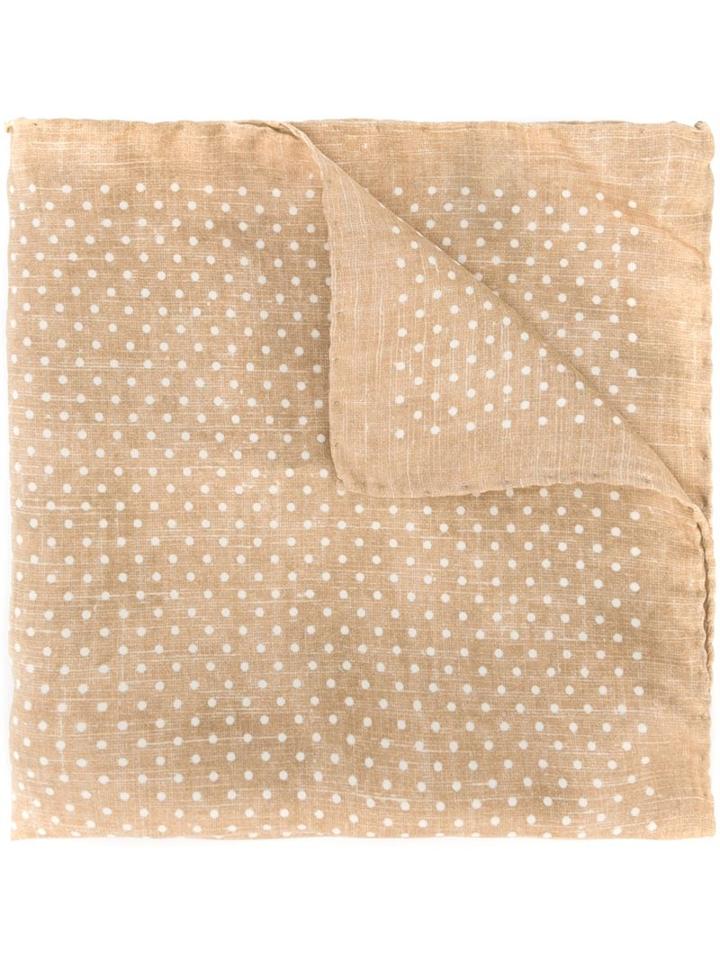Fashion Clinic Dots Pocket Square, Men's, Nude/neutrals, Silk