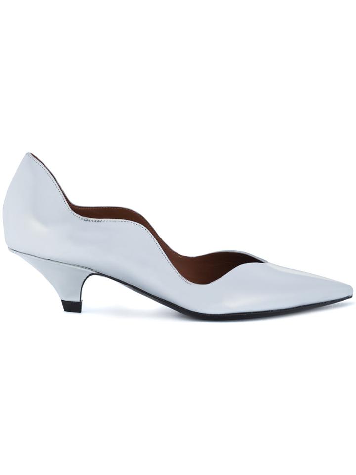 Proenza Schouler Wavy Pumps - Metallic
