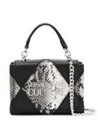 Versace Jeans Couture Diamond Patch Tote Bag - Black