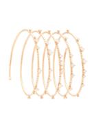 Mattia Cielo 18kt Rose Gold Rugiada Diamond Coil Cuff