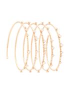 Mattia Cielo 18kt Rose Gold Rugiada Diamond Coil Cuff