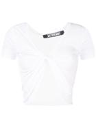 Jacquemus Twist Front T-shirt - White