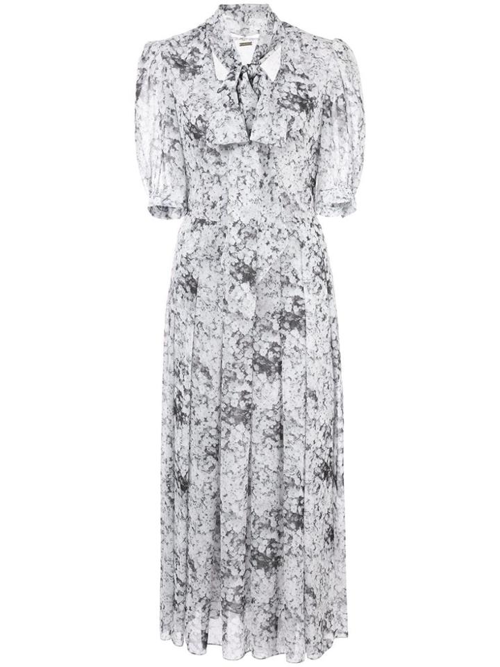Adam Lippes Bow Neck Midi Dress - White
