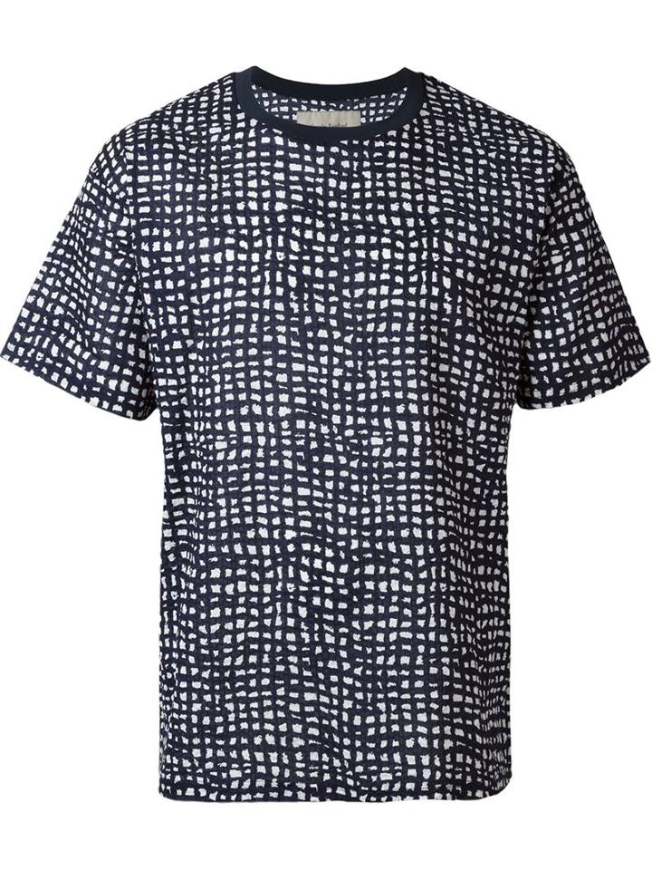 Casely-hayford Distorted Check Print T-shirt