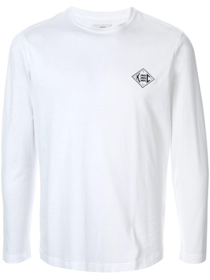 Kent & Curwen Long Sleeve Top - White