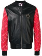 Plein Sport Zipped-up Bomber Jacket - Black