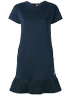 Moncler T-shirt Jersey Dress, Women's, Size: Xs, Blue, Cotton/polyester