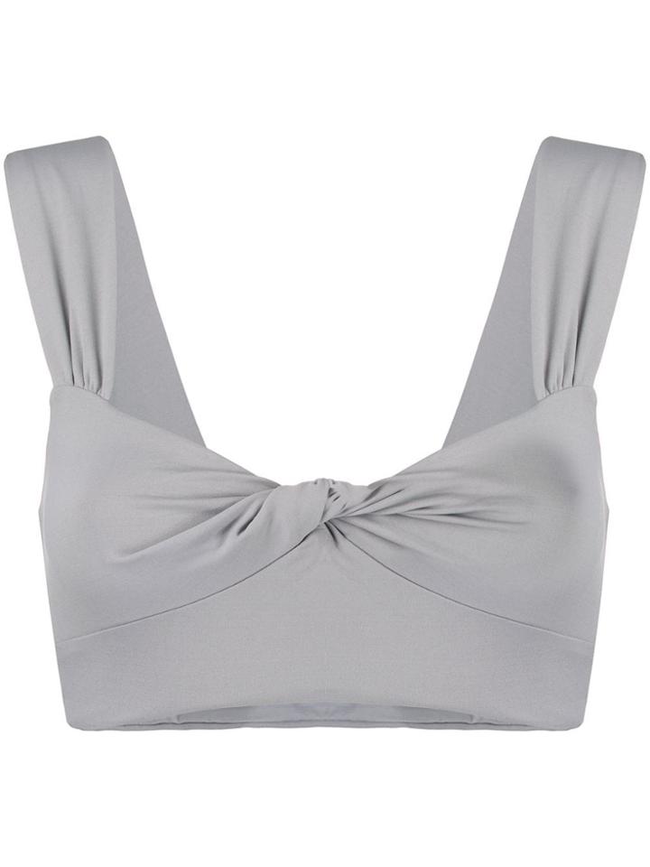 Marysia Lehi Bikini Top - Grey