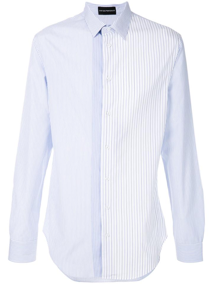 Emporio Armani Multi-stripe Shirt - White
