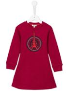 Kenzo Kids Eiffel Tower Sweatshirt Dress, Girl's, Size: 12 Yrs, Pink/purple