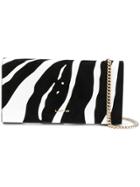 Lanvin Zebra Pattern Clutch - Black
