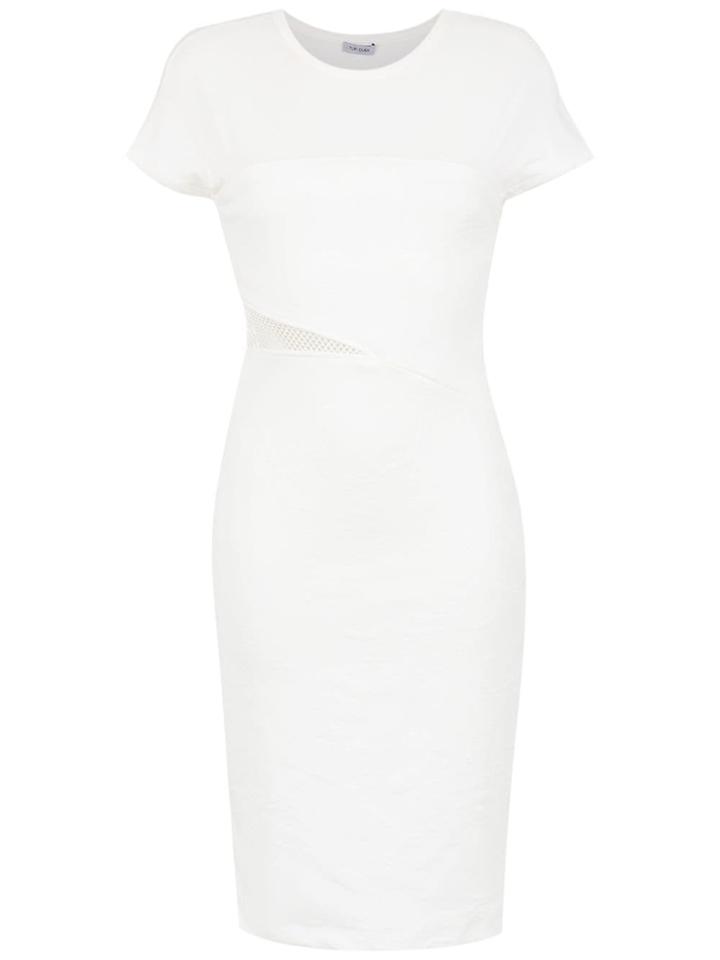 Tufi Duek Tube Dress With Cut Detail - White