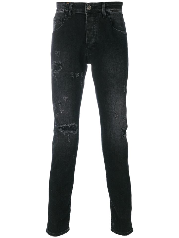 Low Brand Destroyed Jeans - Grey
