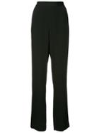 Dion Lee Micro Pleated High-rise Trousers - Black